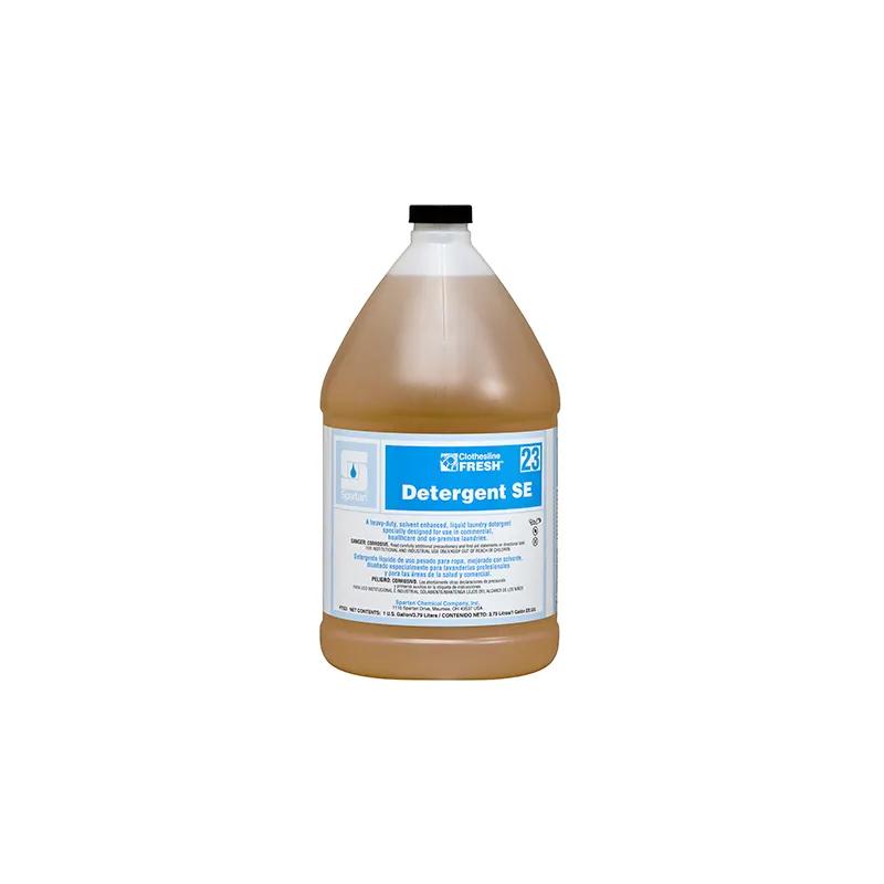 Clothesline Fresh® Detergent SE 23 Unscented Laundry Detergent 1 GAL Alkaline Heavy Duty 4/Case