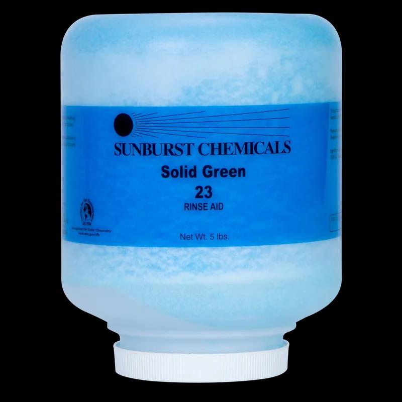 Solid Green 23 Unscented Rinse Aid 5 LB Solid 1/Case