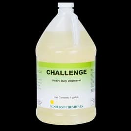 Challenge Degreaser 1 GAL Kitchen Alkaline Concentrated Heavy Duty Liquid 4/Case