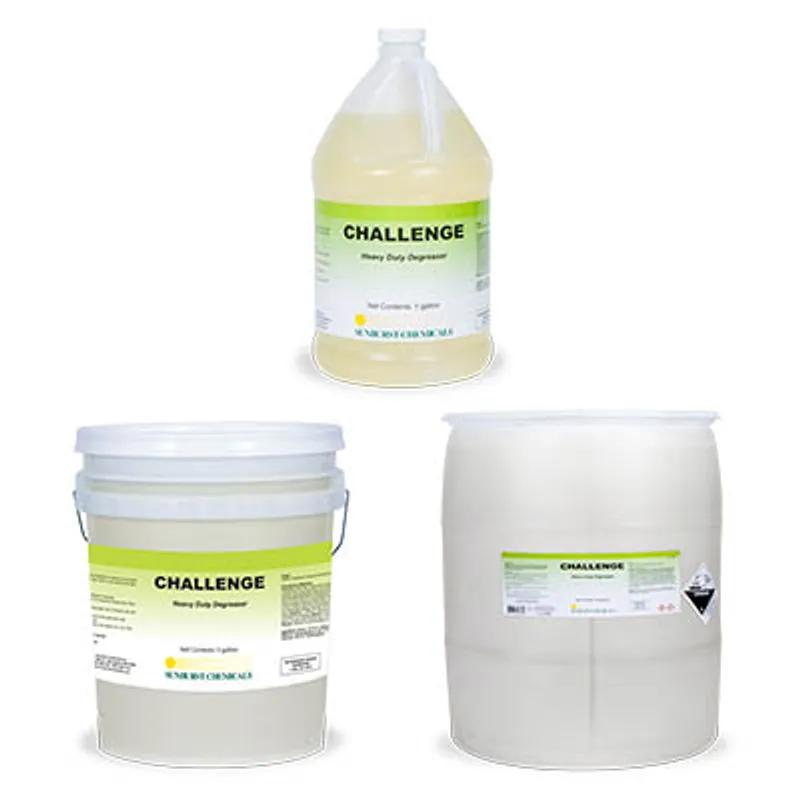 Challenge Degreaser 1 GAL Kitchen Alkaline Concentrated Heavy Duty Liquid 4/Case