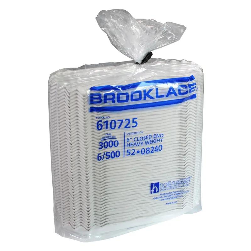 Food Tray 5.75X5.75 IN Paper White Fluted 3000/Case