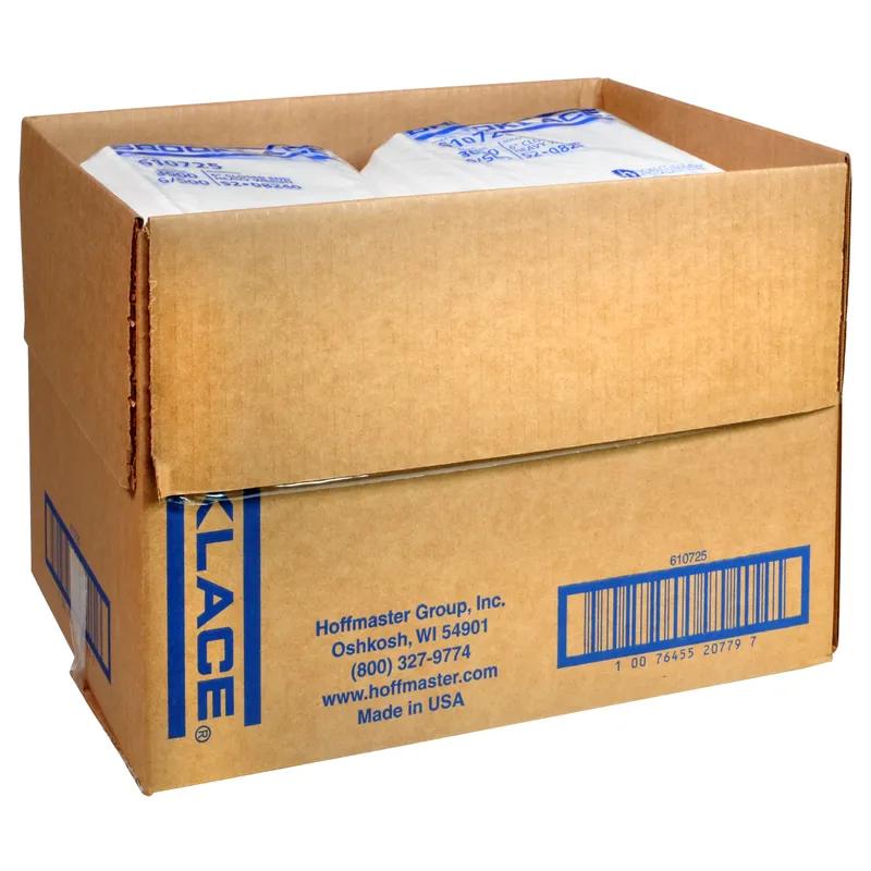 Food Tray 5.75X5.75 IN Paper White Fluted 3000/Case