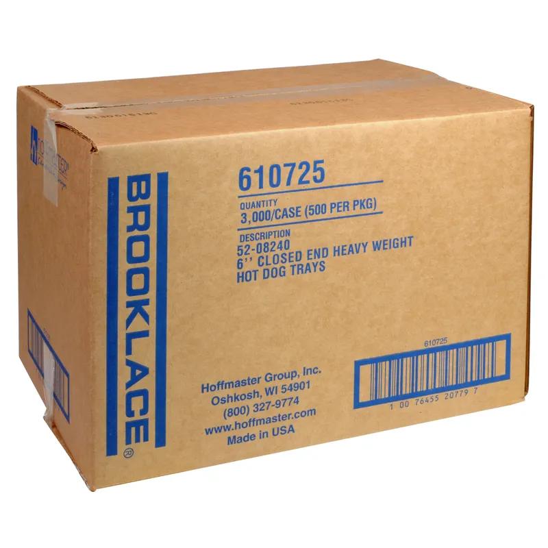 Food Tray 5.75X5.75 IN Paper White Fluted 3000/Case