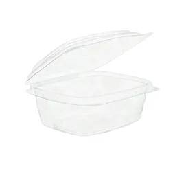 Deli Container Hinged With Flat Lid 8 OZ PLA Clear 300/Case
