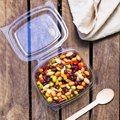 Deli Container Hinged With Flat Lid 12 OZ PLA Clear 300/Case