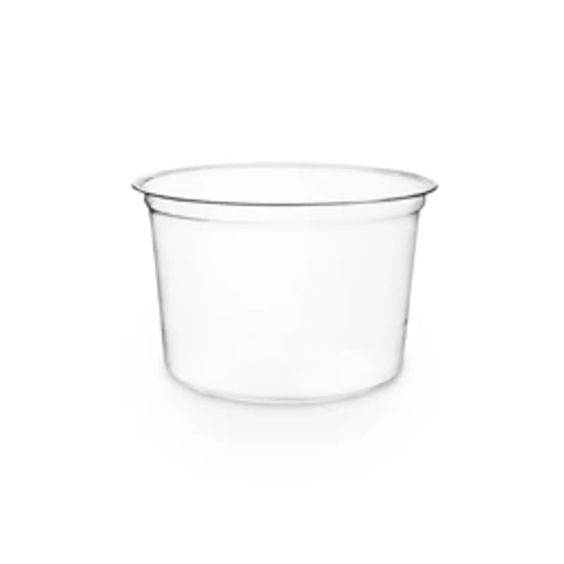 Deli Container 16 OZ PLA Clear Round Bulk 500/Case
