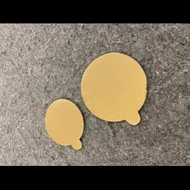 Cake Board Gold With Tab 400/Case