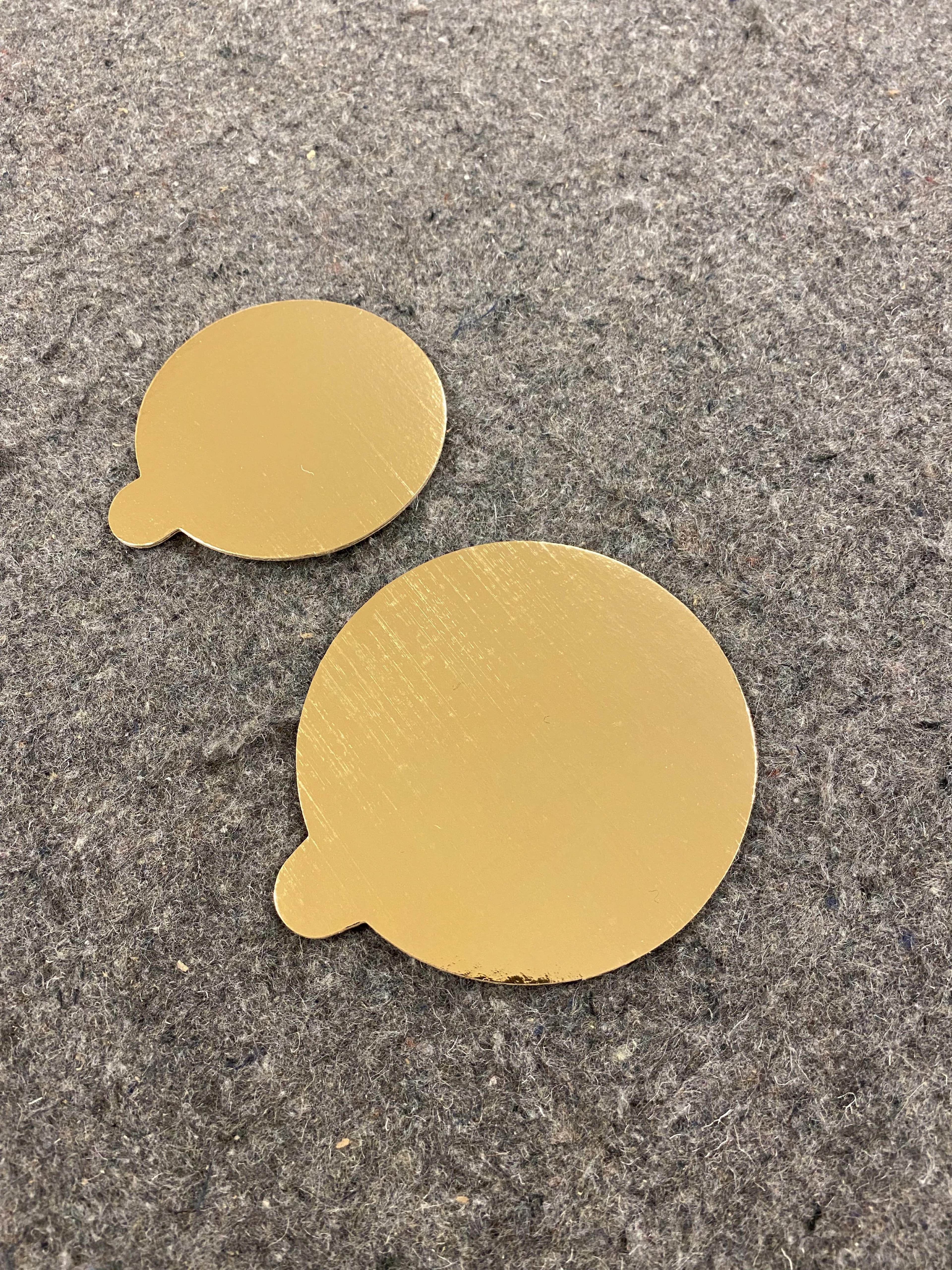 Cake Board Gold With Tab 400/Case