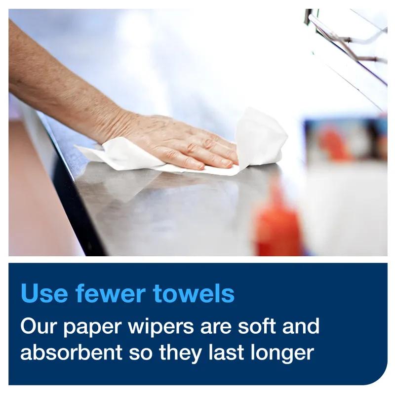 Tork Basic Roll Paper Towel W6 7.68IN X1150FT White Refill 1.51IN Core Diameter 1 Count/Pack 4 Packs/Case 4 Count/Case