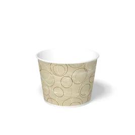 Bucket & Tub Base 85 OZ Double Wall Poly-Coated Paper Multicolor Champagne Round 200/Case