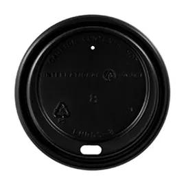 Lid Dome Plastic Black For 8 OZ Hot Cup Travel 1000/Case