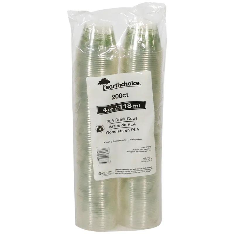 EarthChoice® Souffle & Portion Cup 4 OZ PLA Clear 2400/Case