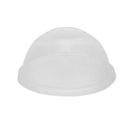 EarthChoice® Lid PLA Clear For 9 OZ A-Size Cup With Hole 900/Case