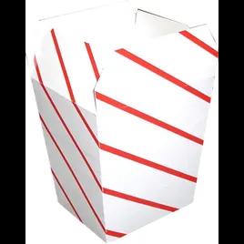Dixie® Food Pail 4X4X4.25 IN Paper Red White Stripe Square Scoop 500/Case