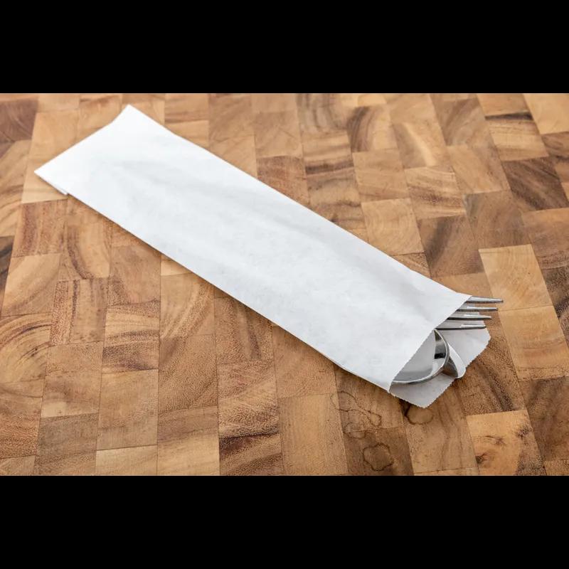 Silverware Bag 2.75X10 Paper White 2000/Case