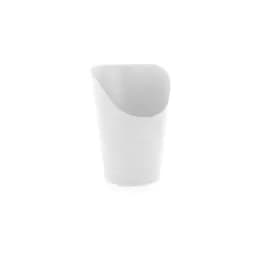 French Fry Cup & Scoop 3X4.7 IN Paper White Round Grease Resistant 50 Count/Pack 24 Packs/Case 1200 Count/Case