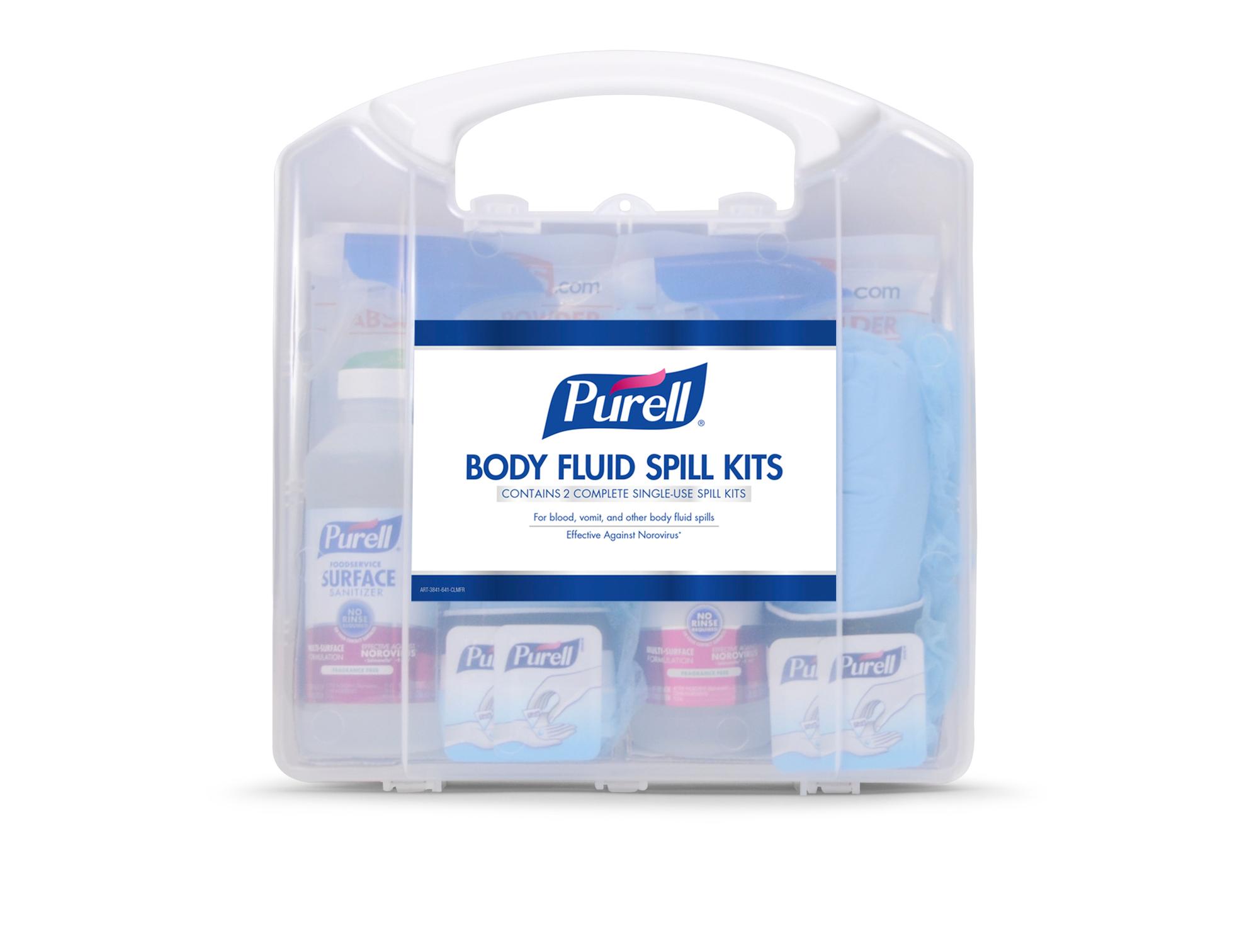 Purell® Spill Kit 11.88X4.5X11.5 IN 8 OZ Disposable 1/Each