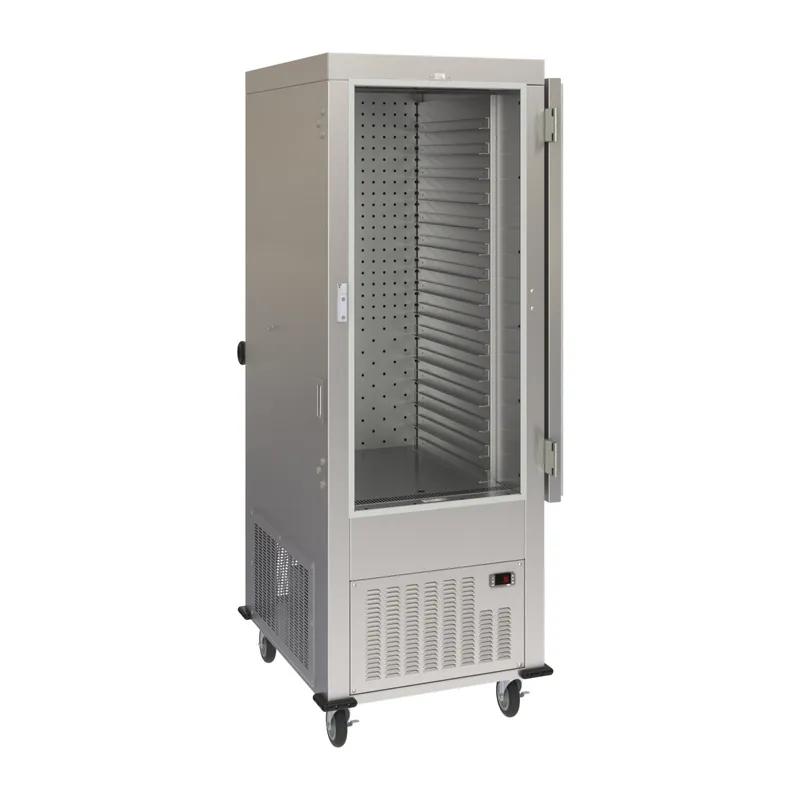 Dinex® Refrigerator 27.88X43X77.25 IN Stainless Steel Temperature Control Quick Cooling Swing Door Corner Bumpers 1/Each