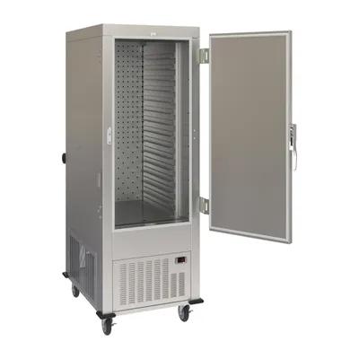 Dinex® Refrigerator 27.88X43X77.25 IN Stainless Steel Temperature Control Quick Cooling Swing Door Corner Bumpers 1/Each