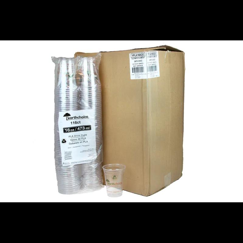 EarthChoice® Cup Tumbler 16 OZ PLA Clear Stock Print 696/Case