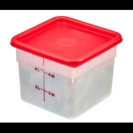 CamSquares® Lid Winter Rose For 6-8 QT Container 1/Each