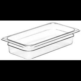 Camwear® Food Pan 1/3 2 IN Clear PC 1/Each