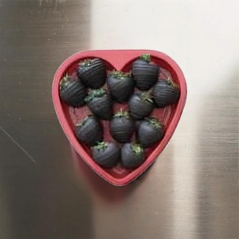 Take-Out Container Base & Lid Combo 32 OZ Plastic Red Clear Heart 50/Case