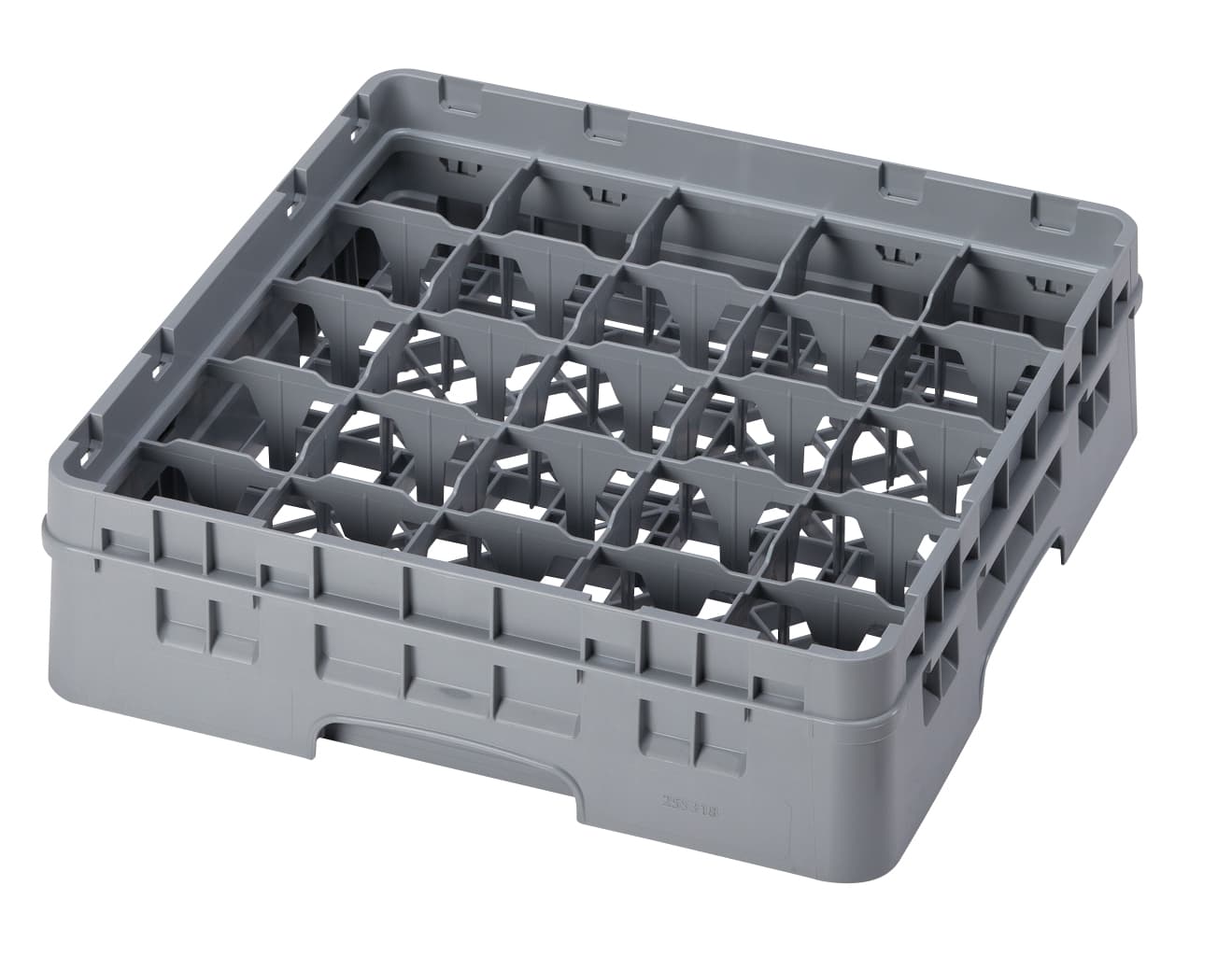 Camrack® Glass Drying Rack 3.63 IN 25 Compartment Soft Gray 1/Each