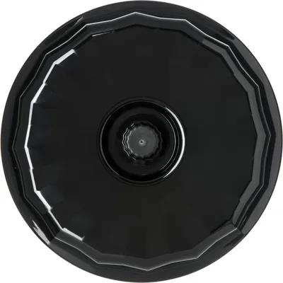 Dinex® Tropez Lid 9.5X2.25 IN Plastic Black Insulated Dome 12/Case