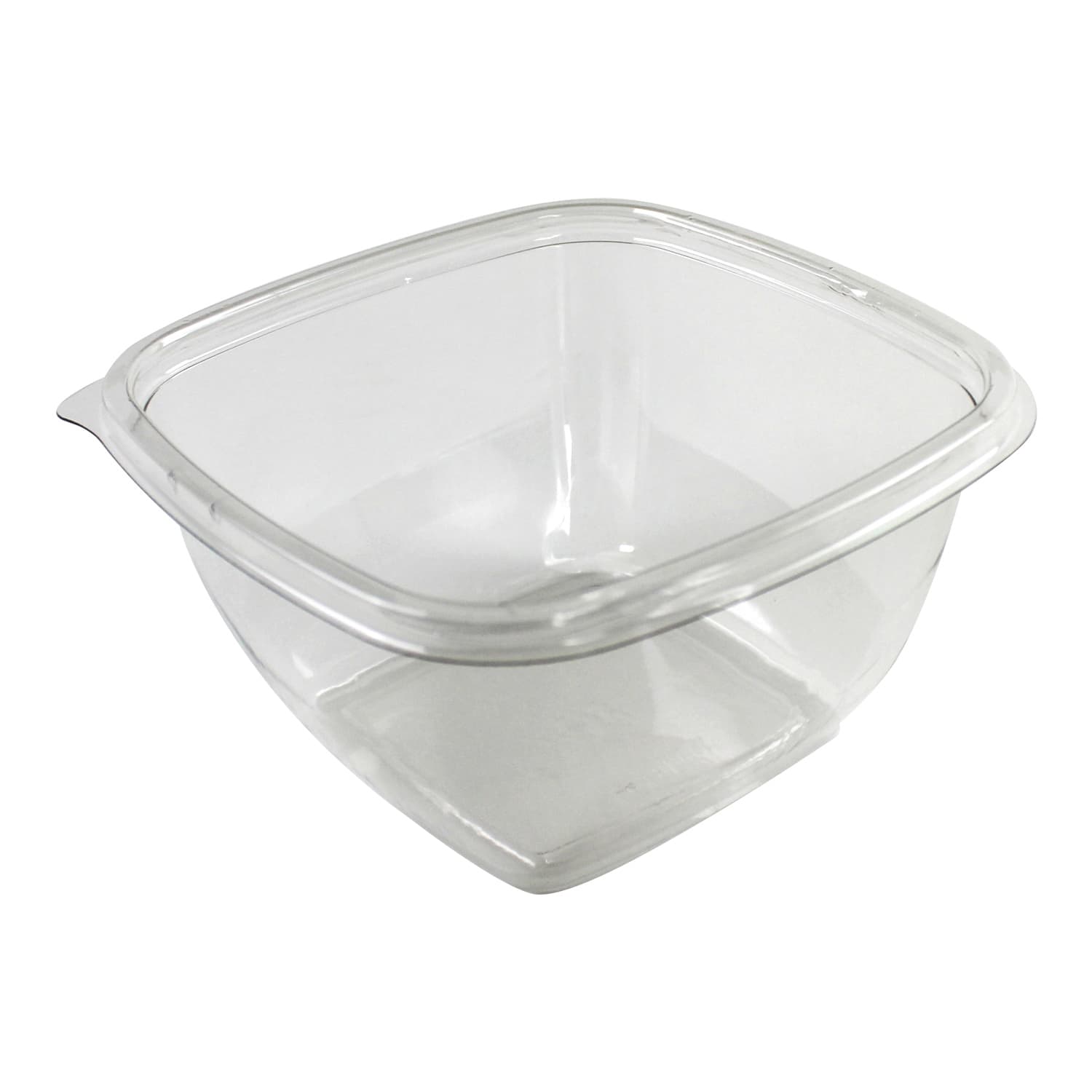 Bowl Small (SM) 16 OZ PET Clear Square 500/Case