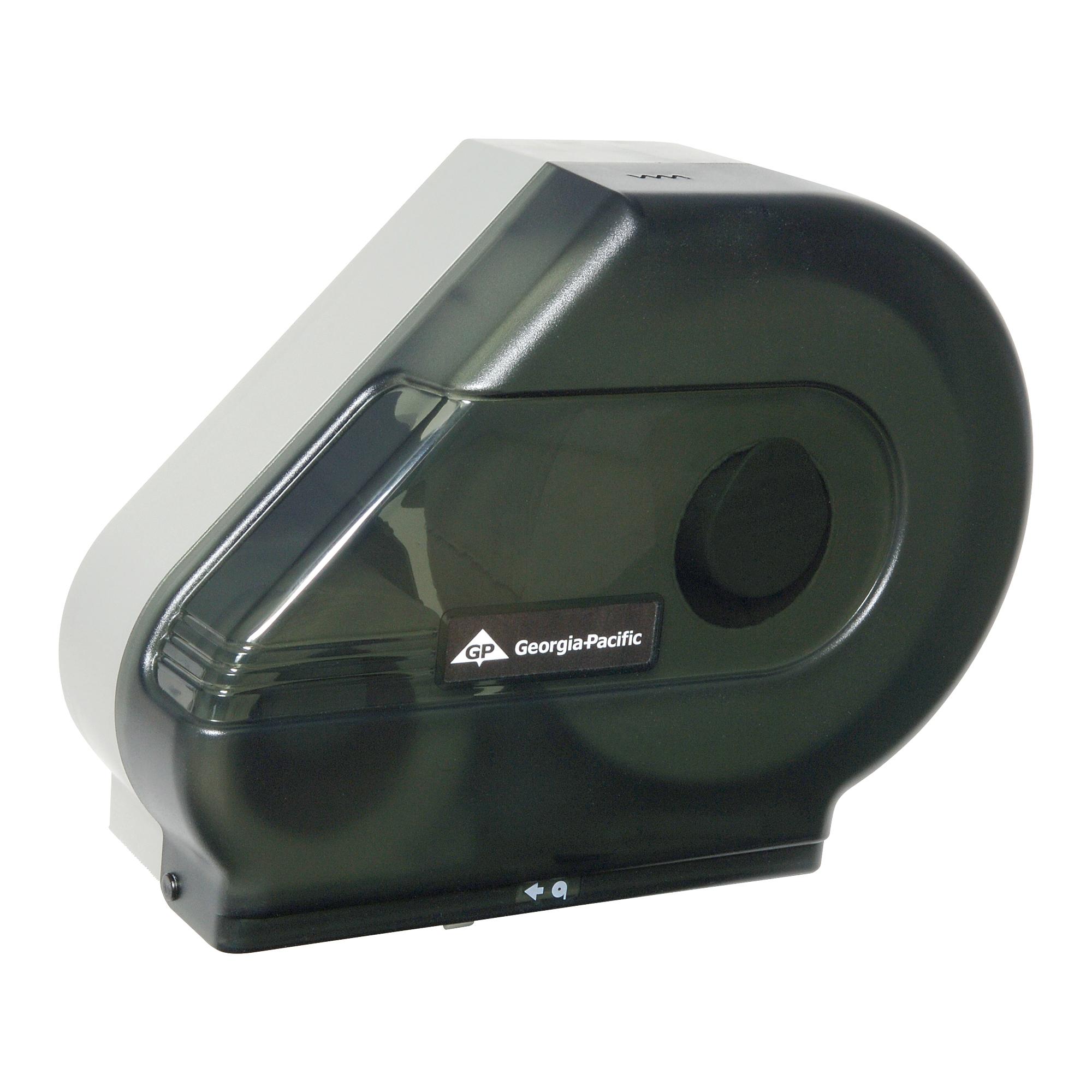 Vista Toilet Paper Dispenser Translucent Smoke Stub Roll Jumbo Jr (JRT) High Capacity 1/Each