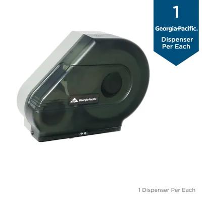 Vista Toilet Paper Dispenser Translucent Smoke Stub Roll Jumbo Jr (JRT) High Capacity 1/Each