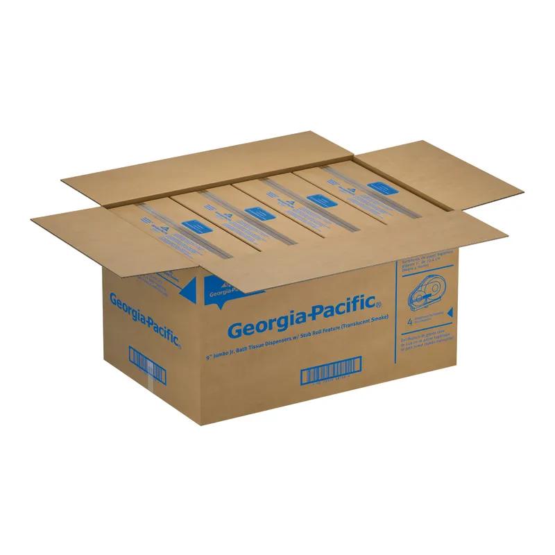 Vista Toilet Paper Dispenser Translucent Smoke Stub Roll Jumbo Jr (JRT) High Capacity 1/Each