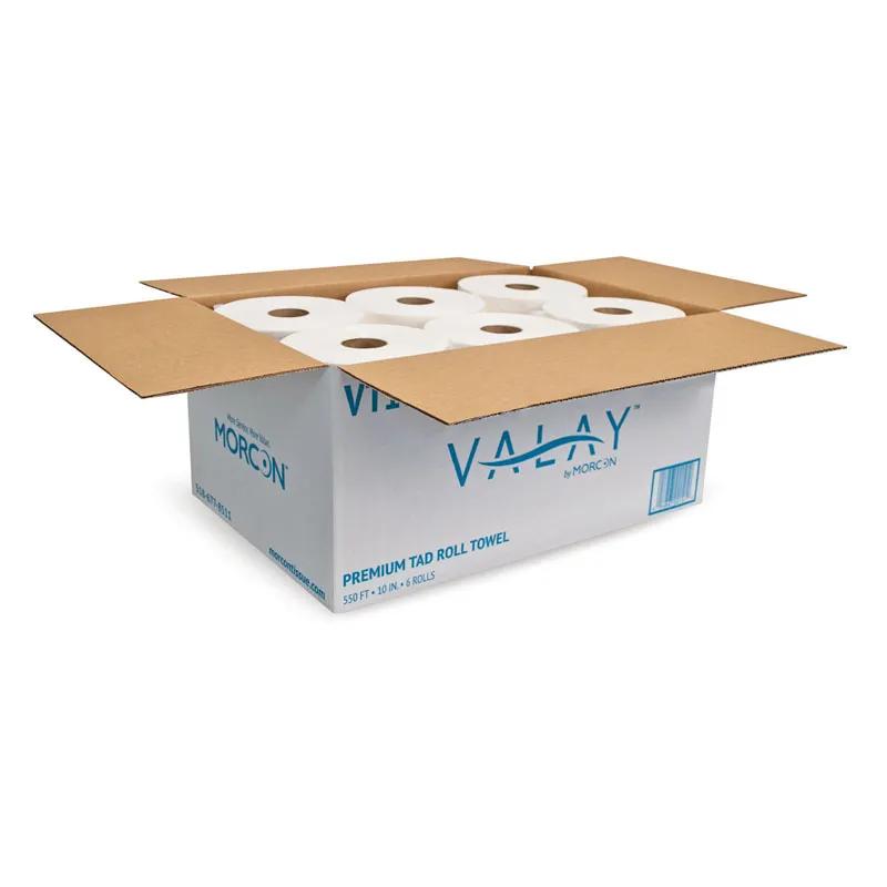 Valay® Roll Paper Towel White Hardwound 6/Case
