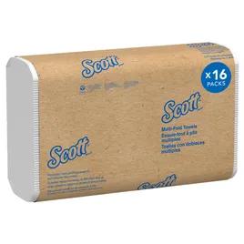Scott® Folded Paper Towel 8X9.4 IN White Multifold 250 Sheets/Pack 16 Packs/Case 4000 Sheets/Case
