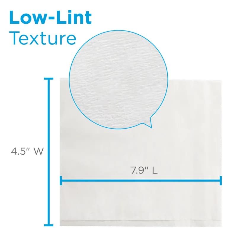 Pacific Blue Basic AccuWipe Cleaning Wipe 5X8 IN 1 White Disposable 280 Sheets/Pack 60 Packs/Case 16800 Sheets/Case