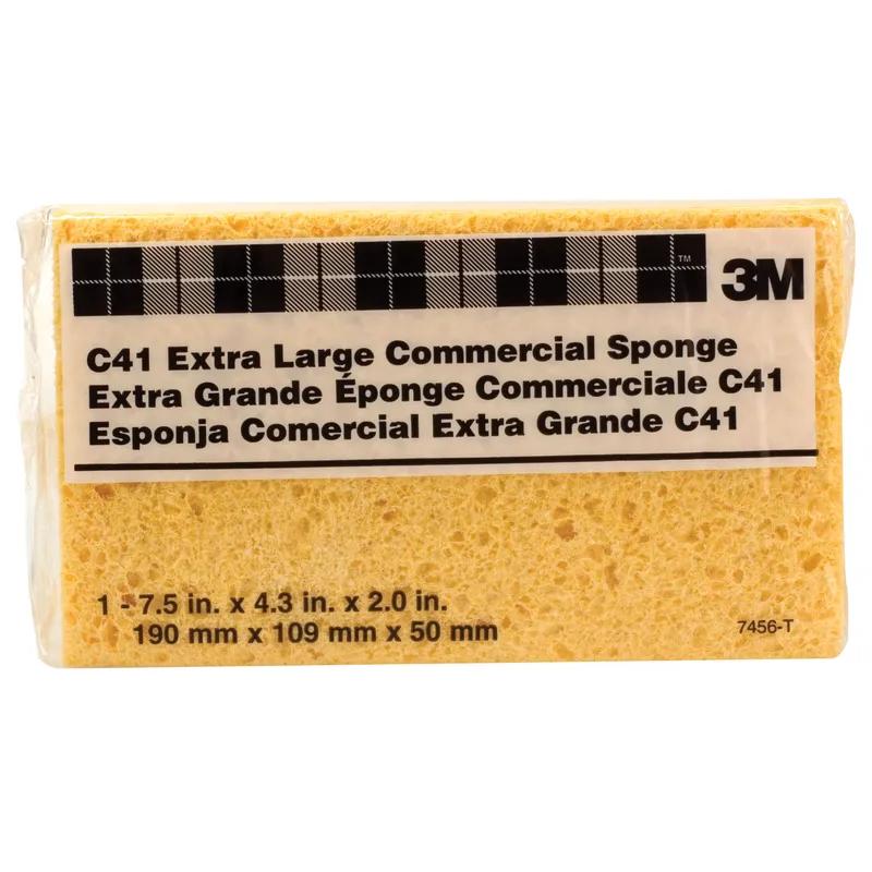 3M™ 7456-T Sponge 7.5X4.375X2 IN Cellulose Yellow Non-Scratch 1/Each