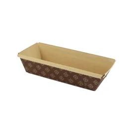 Loaf Baking Mold 7X3X2 IN Brown Rectangle Siliconized 300/Case