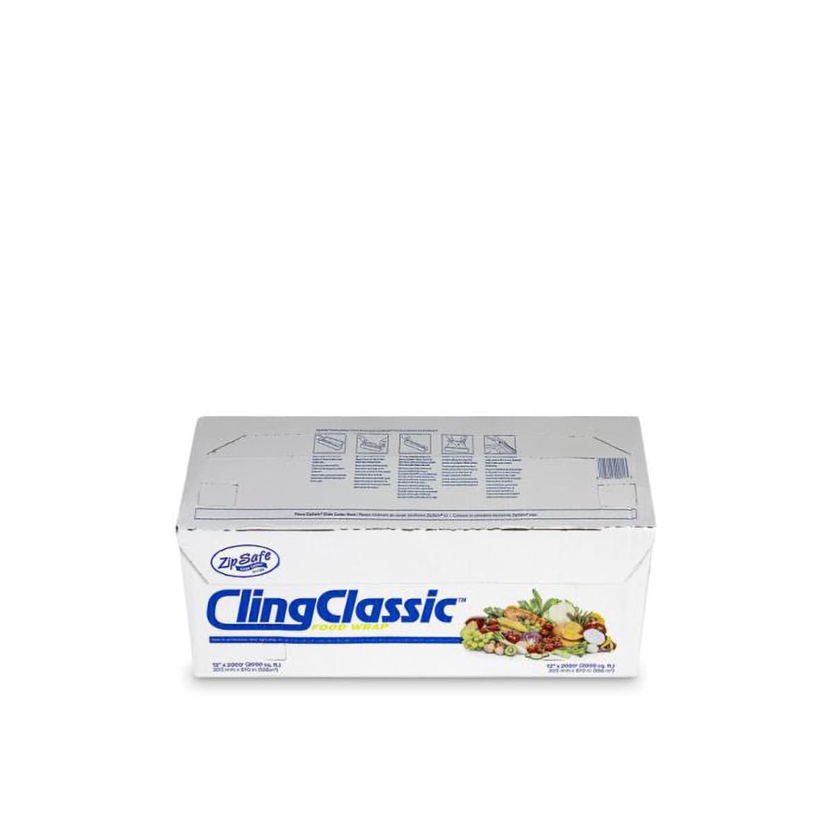 Multi-Purpose Cling Film Cutter & Roll 12IN X2000FT PVC 35 Gauge Clear 1/Roll