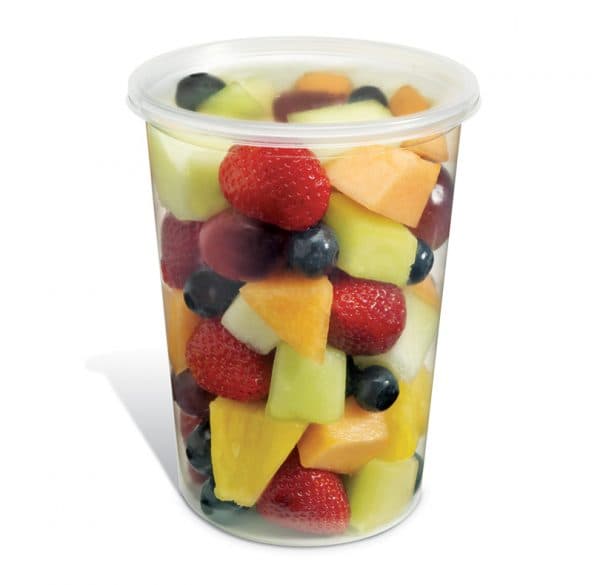 HomeFresh® Deli Container Base 32 OZ PP Clear 500/Case