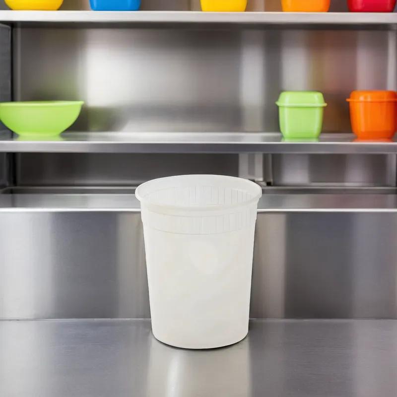 Deli Container Base 32 OZ Plastic Clear 500/Case