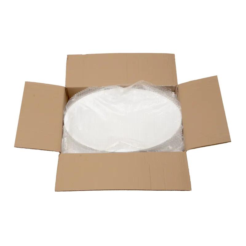 Catering Tray 14X21 IN PS White Oval Deep 20/Case