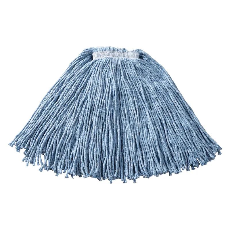 Dura Pro Wet Mop Small (SM) 16 OZ Blue Cotton Synthetic Blend Cut End 1IN Headband 1/Each