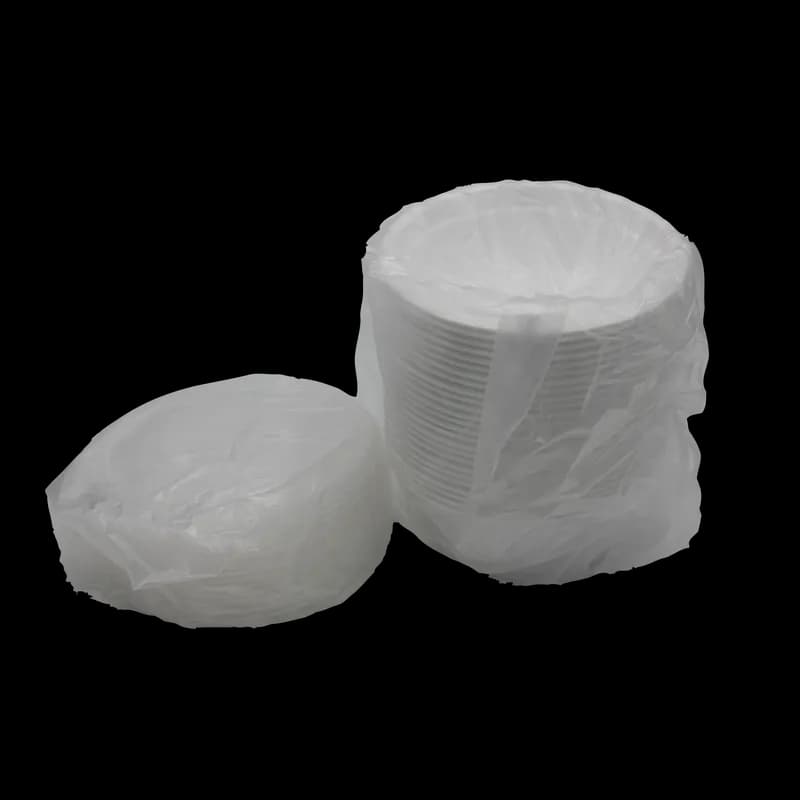 Bowl & Lid Combo 30 OZ Plastic White Microwave Safe 150/Case
