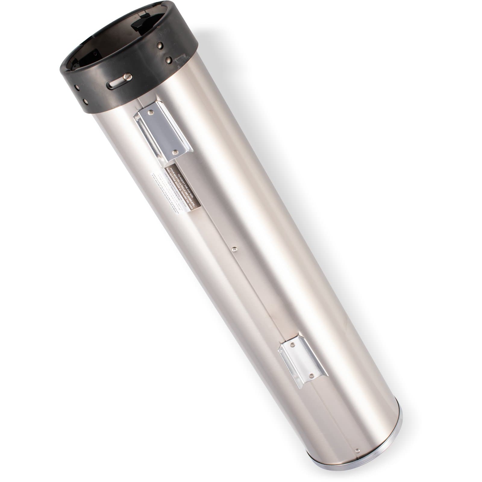 Cup Dispenser 32-46 OZ Cups 24.50X6X6 IN Plastic Chrome Pull-Type 1/Each