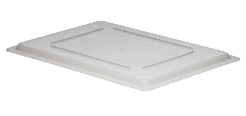 Food Tote Box Lid 18X26 IN White PP 1/Each