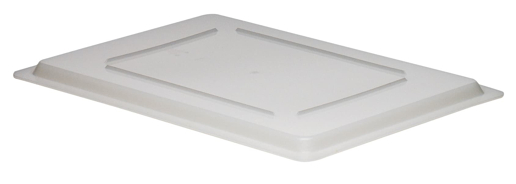 Food Tote Box Lid 18X26 IN White PP 1/Each