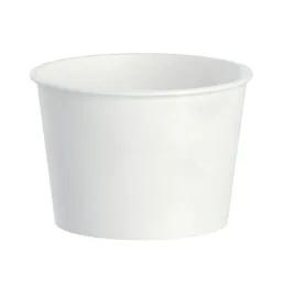 Solo® Food Container 12 OZ Double Sided Poly Paper (DSP) White 50 Count/Bag 20 Bags/Case 1000 Count/Case