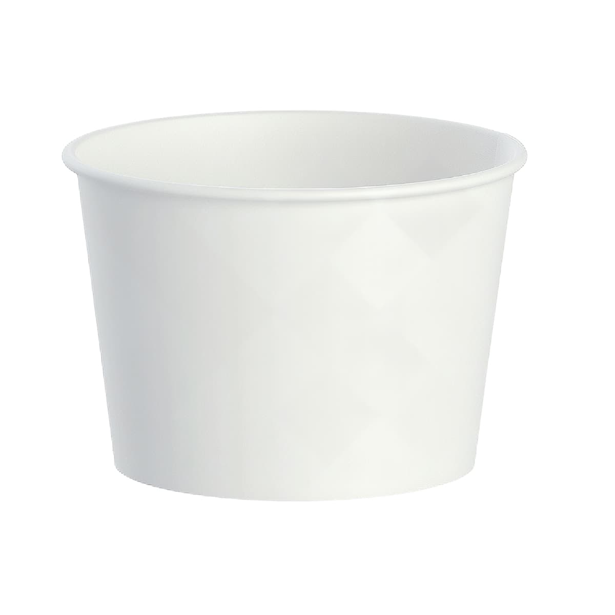 Solo® Food Container 12 OZ Double Sided Poly Paper (DSP) White 50 Count/Bag 20 Bags/Case 1000 Count/Case