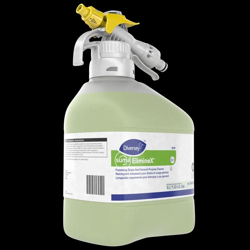 Suma® Eliminex Drain Cleaner 5 L General Purpose Liquid RTD Foam Kosher 1/Each